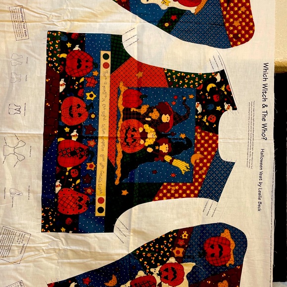 Halloween Vest by Leslie Beck “Which Witch & The Who” - Picture 6 of 11